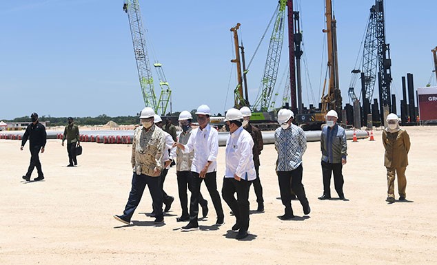 Groundbreaking Smelter Freeport di JIIPE KEK Gresik, Jokowi: Ini Terbesar di Dunia